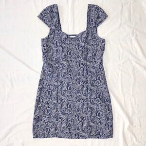 Free People Floral Brocade Mini Dress Medium M